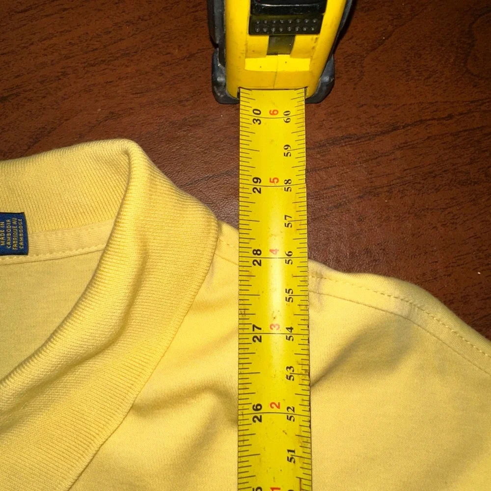 Polo Ralph Lauren Yellow Classic Fit Short Sleeve Polo Shirt Large L
